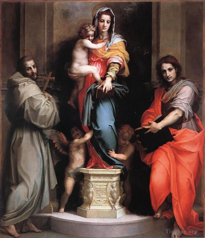 Andrea del Sarto Ölgemälde - Madonna der Harpyien