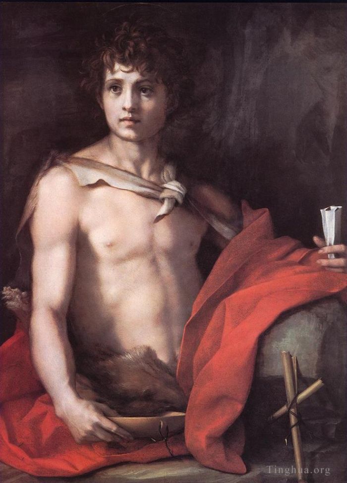 Andrea del Sarto Ölgemälde - Johannes der Täufer
