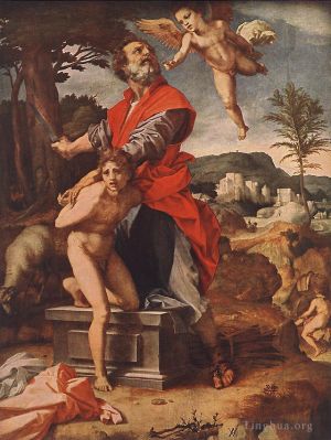 Andrea del Sarto Werk - Das Opfer Abrahams