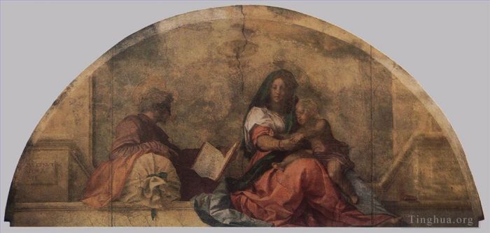 Andrea del Sarto Andere Malerei - Madonna del sacco Madonna mit dem Sack