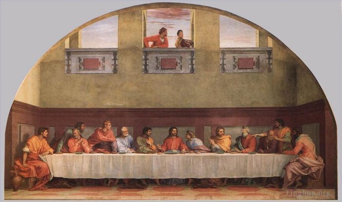 Andrea del Sarto Andere Malerei - Das letzte Abendmahl