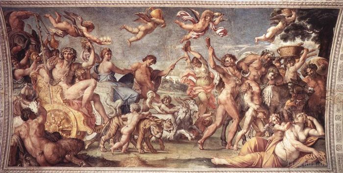 Annibale Carracci Ölgemälde - Triumph von Bacchus und Ariadne