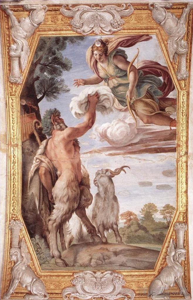 Annibale Carracci Andere Malerei - Hommage an Diana