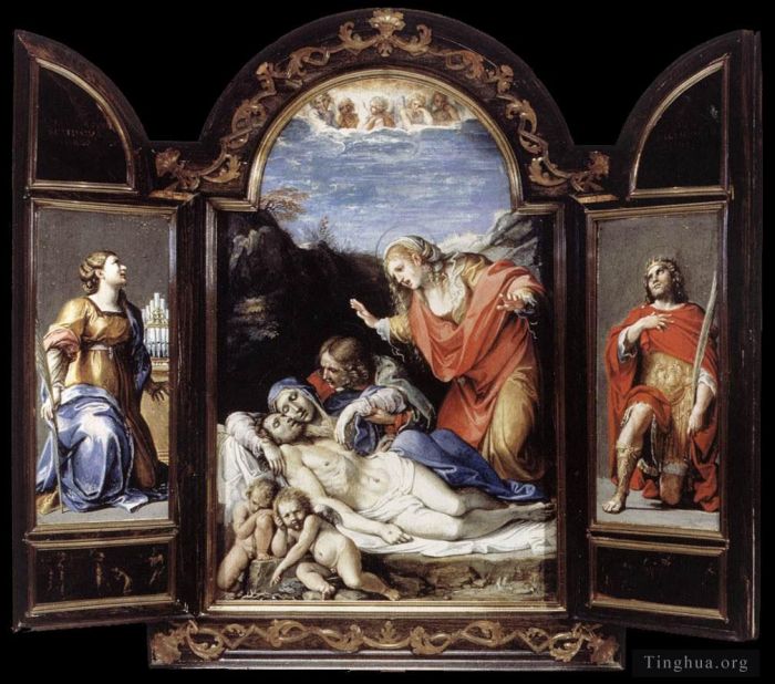 Annibale Carracci Andere Malerei - Triptychon1