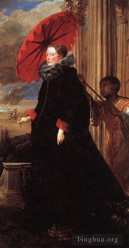 Sir Anthony van Dyck Ölgemälde - Marchesa Elena Grimaldi