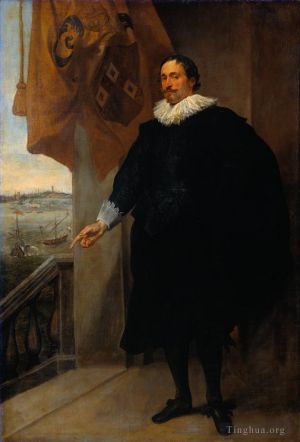 Sir Anthony van Dyck Werk - Nicolaes van der Borght Kaufmann von Antwerpen