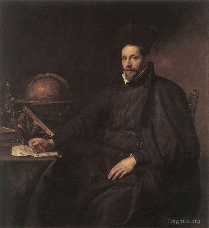 Sir Anthony van Dyck Ölgemälde - Porträt von Pater Jean Charles della Faille SJ