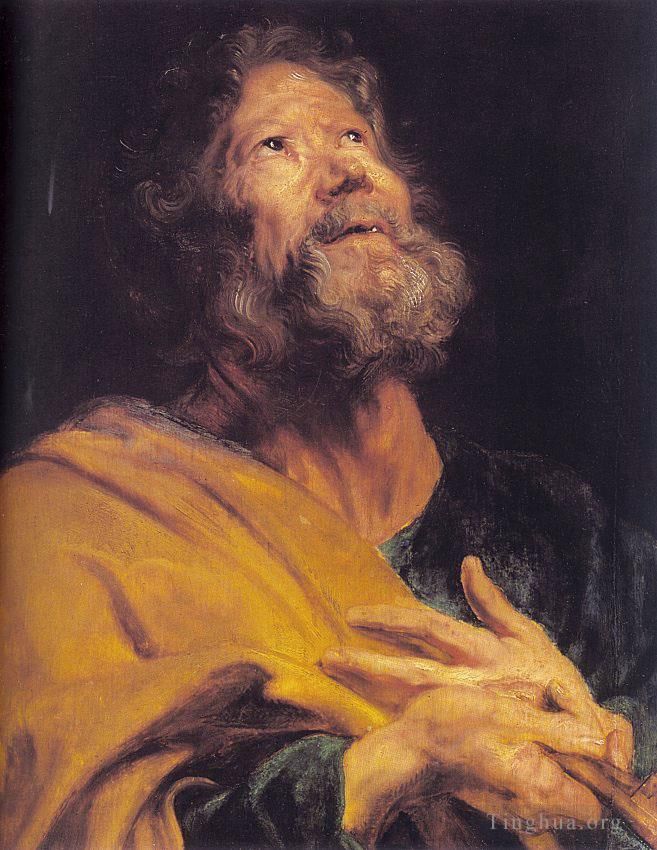 Sir Anthony van Dyck Ölgemälde - Der reuige Apostel Petrus