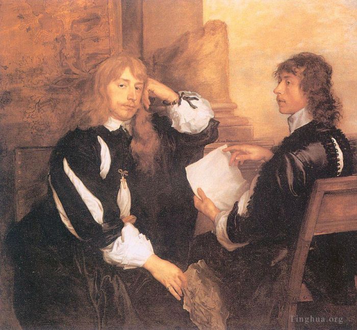 Sir Anthony van Dyck Ölgemälde - Thomas Killigrew und William Lord Crofts