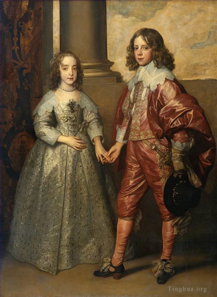 Sir Anthony van Dyck Ölgemälde - Wilhelm II. Prinz von Oranien und Prinzessin Henrietta Maria Stuart