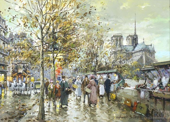 Antoine Blanchard Ölgemälde - Notre Dame