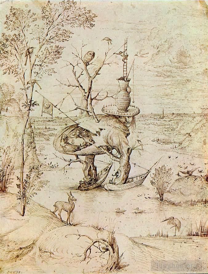 Jean-Antoine Watteau Ölgemälde - Der Menschenbaum
