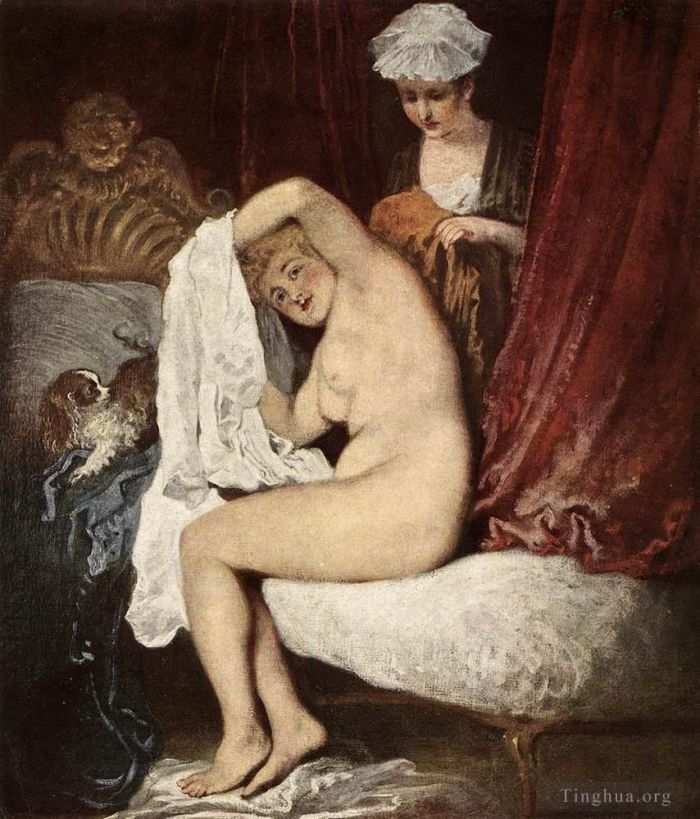 Jean-Antoine Watteau Ölgemälde - Die Toilette
