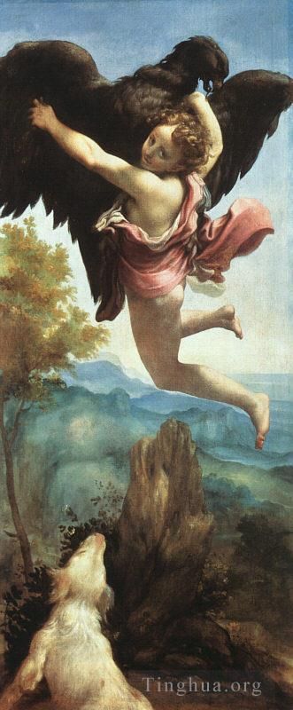 Antonio Allegri da Correggio Ölgemälde - Ganymed