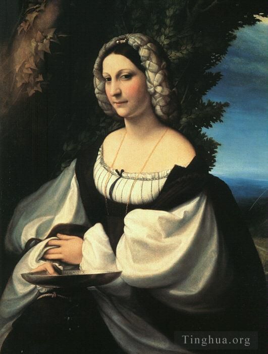 Antonio Allegri da Correggio Ölgemälde - Porträt einer Dame