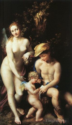Antonio Allegri da Correggio Werk - Die Erziehung des Amors