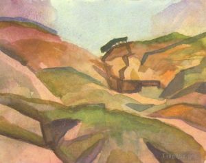 August Macke Werk - Landschaft
