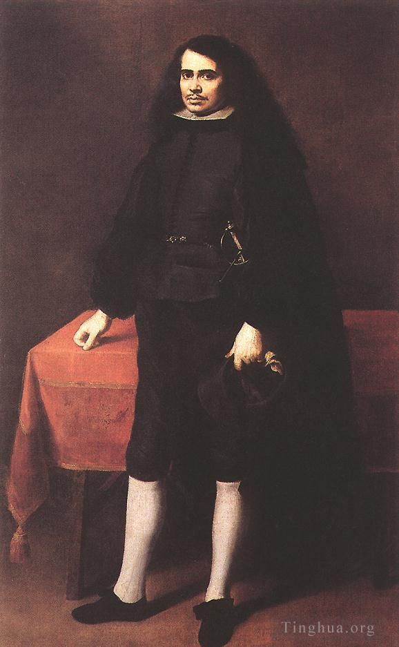 Bartolomé Esteban Murillo Ölgemälde - Porträt eines Herrn mit Kragen