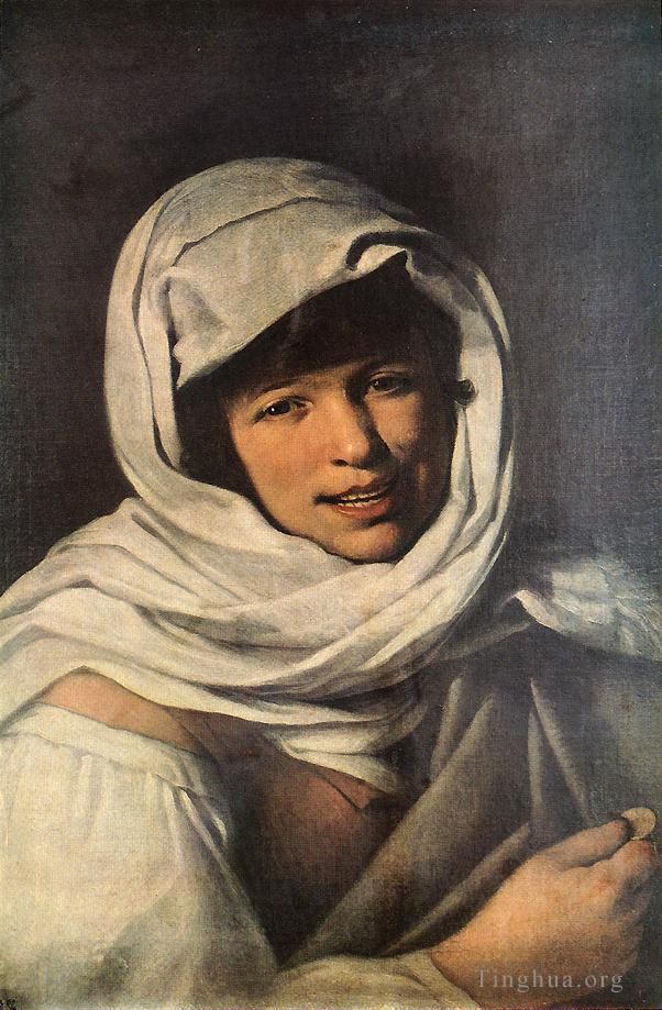 Bartolomé Esteban Murillo Ölgemälde - Das Mädchen mit der Münze Mädchen aus Galizien