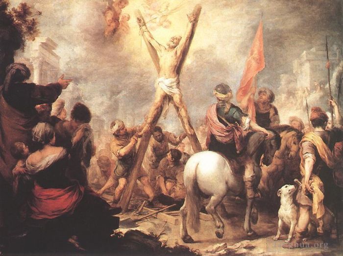 Bartolomé Esteban Murillo Ölgemälde - Das Martyrium des Heiligen Andreas