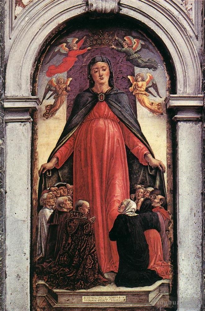 Bartolomeo Vivarini Andere Malerei - Madonna della Misericordia