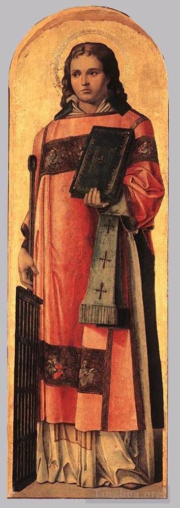 Bartolomeo Vivarini Andere Malerei - St. Laurentius, der Märtyrer