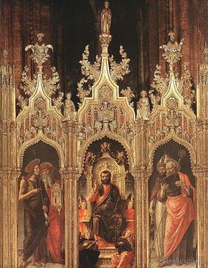 Bartolomeo Vivarini Werk - Triptychon des Heiligen Markus 1474