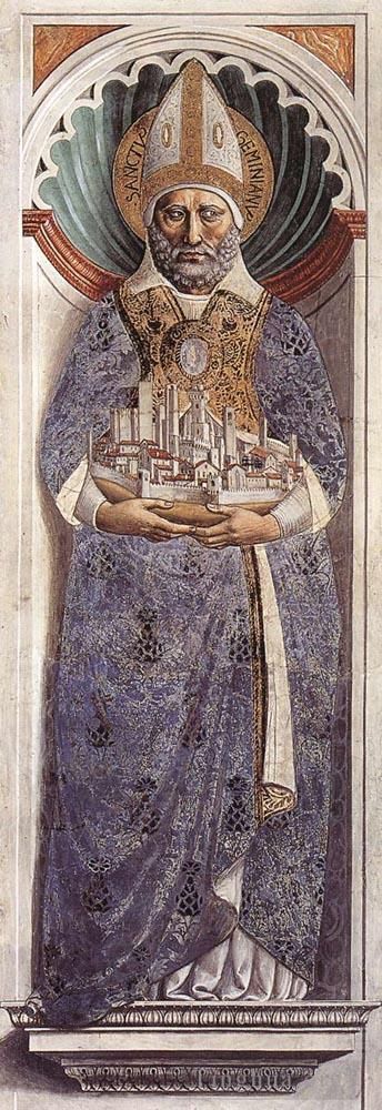 Benozzo Gozzoli Andere Malerei - Gimignano auf der Säule