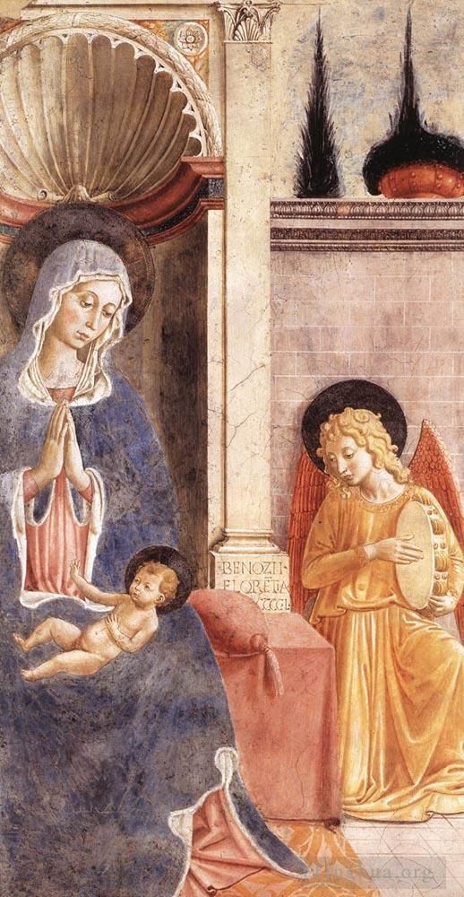 Benozzo Gozzoli Andere Malerei - Madonna und Kind