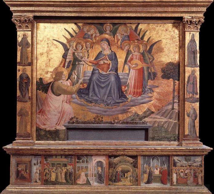 Benozzo Gozzoli Andere Malerei - Madonna della Cintola
