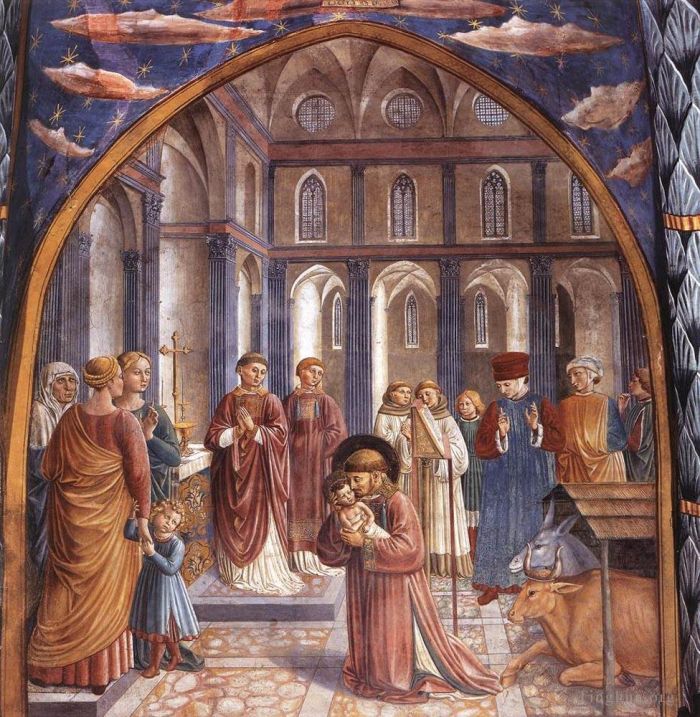 Benozzo Gozzoli Andere Malerei - Szenen aus dem Leben des Heiligen Franziskus, Nordwand