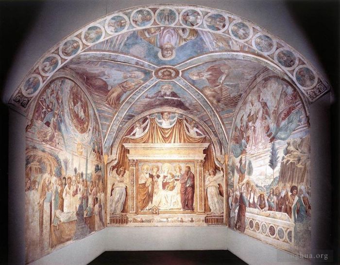 Benozzo Gozzoli Andere Malerei - Schrein der Madonna della Tosse