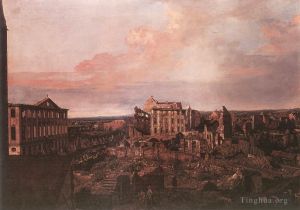 Bernardo Bellotto Werk - Dresden Die Ruinen der Pirnaischen Vorstadt