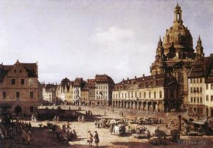 Bernardo Bellotto Werk - Neuer Marktplatz in Dresden