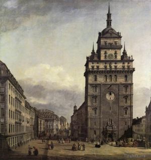 Bernardo Bellotto Werk - Die Kreuzkirche in Dresden