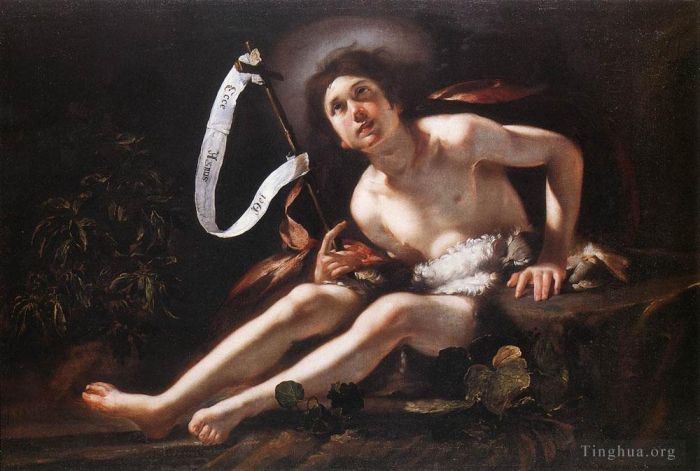 Bernardo Strozzi Ölgemälde - Johannes der Täufer