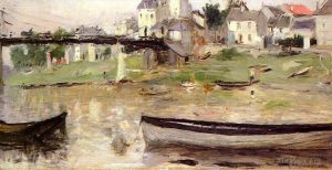 Berthe Morisot Werk - Boote auf der Seine