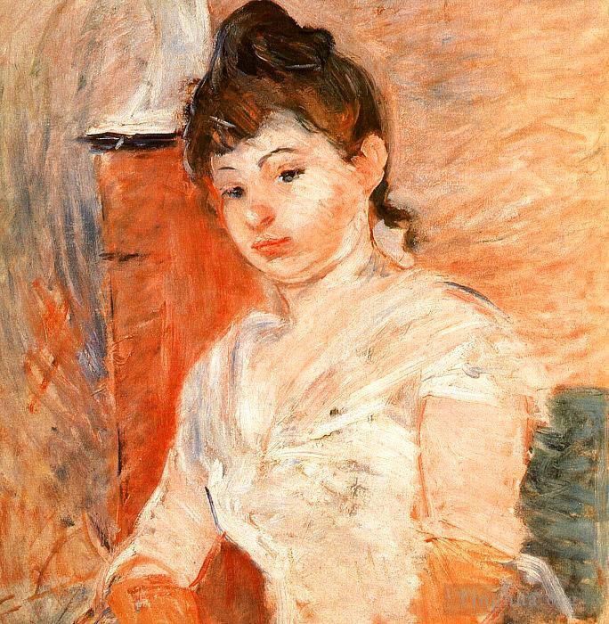 Berthe Morisot Ölgemälde - Jeune Fille en Blanc