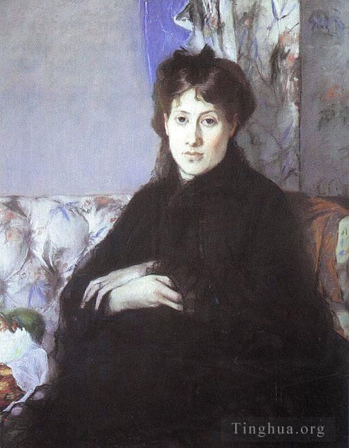 Berthe Morisot Ölgemälde - Porträt von Edma Pontillon, geborene Morisot