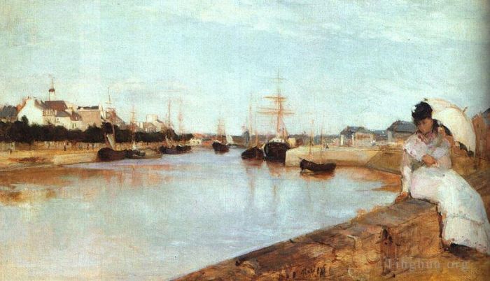 Berthe Morisot Ölgemälde - Der Hafen von Lorient