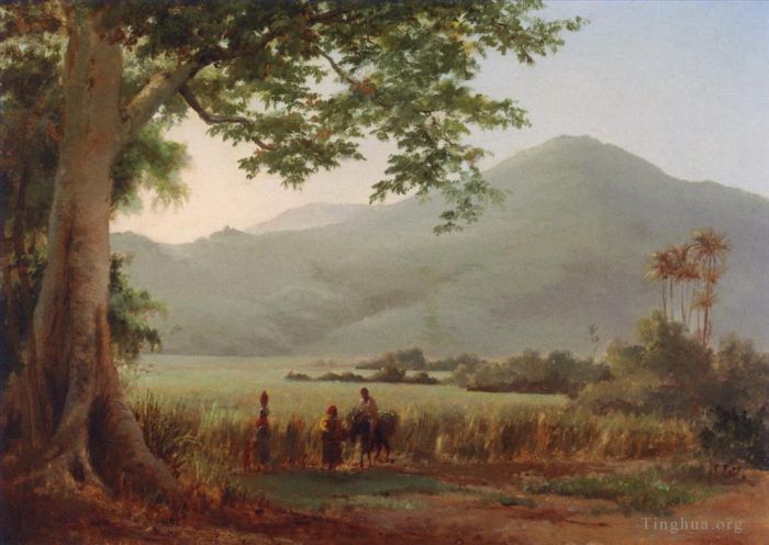 Camille Pissarro Ölgemälde - Antilianische Landschaft St. Thomas