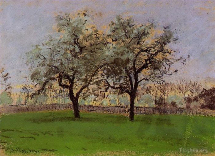 Camille Pissarro Ölgemälde - Apfelbäume in Pontoise