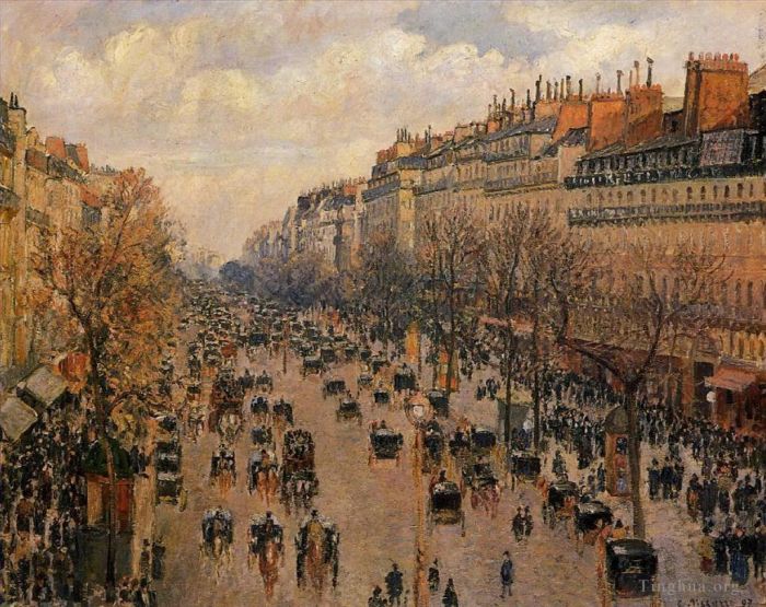 Camille Pissarro Ölgemälde - Boulevard Montmartre Nachmittagssonnenlicht 1897