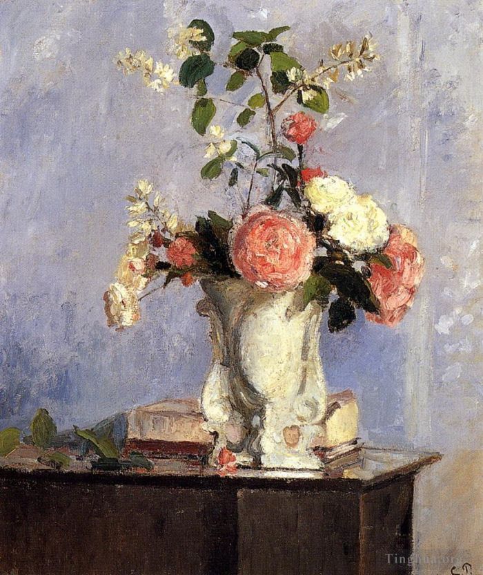 Camille Pissarro Ölgemälde - Blumenstrauß 1873