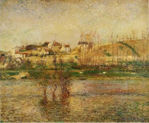 Camille Pissarro Werk - Überschwemmung in Pontoise 1882