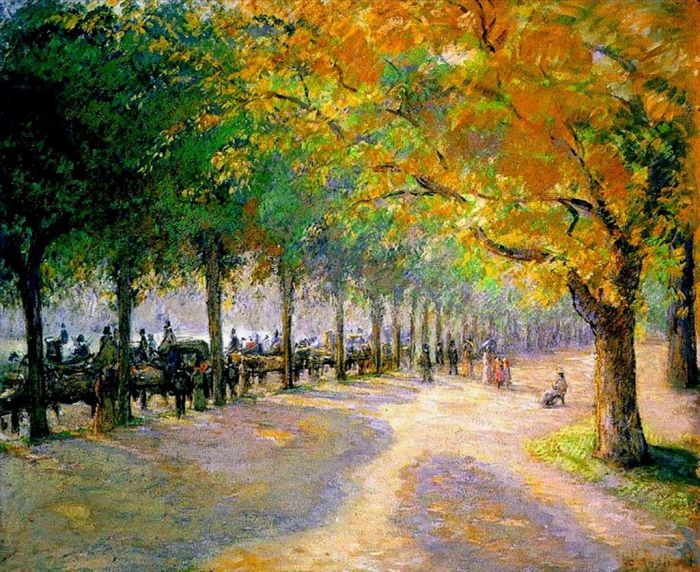 Camille Pissarro Ölgemälde - Hyde Park London 1890