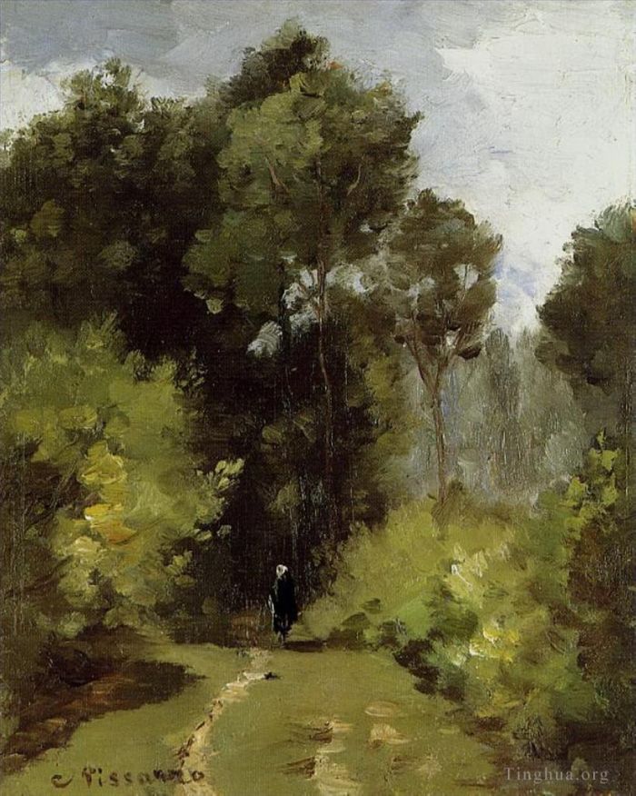 Camille Pissarro Ölgemälde - Im Wald 1864