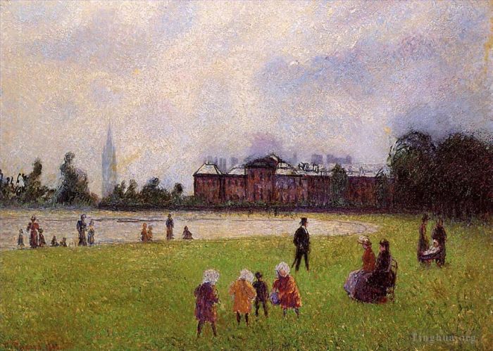 Camille Pissarro Ölgemälde - Kensington Gardens, London 1890