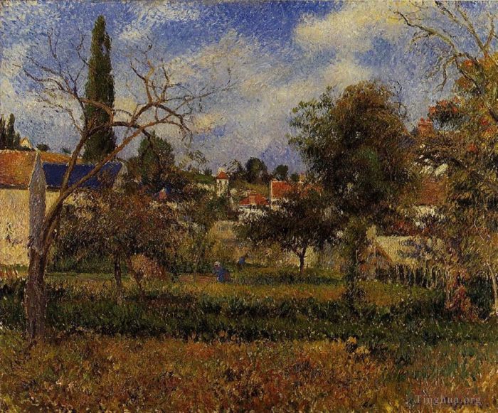 Camille Pissarro Ölgemälde - Gemüsegärten Pontoise 1881