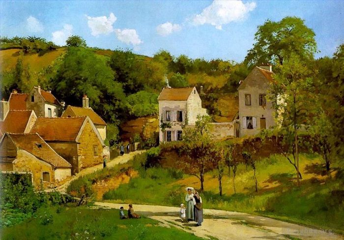Camille Pissarro Ölgemälde - L Einsiedelei in Pontoise
